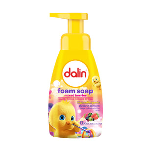 Dalin Kids Foam Soap Mixed Berries 200ml bottle