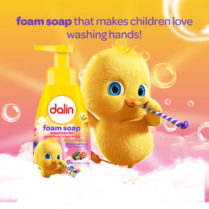 Dalin Kids Foam Soap Mixed Berries 200ml bottle