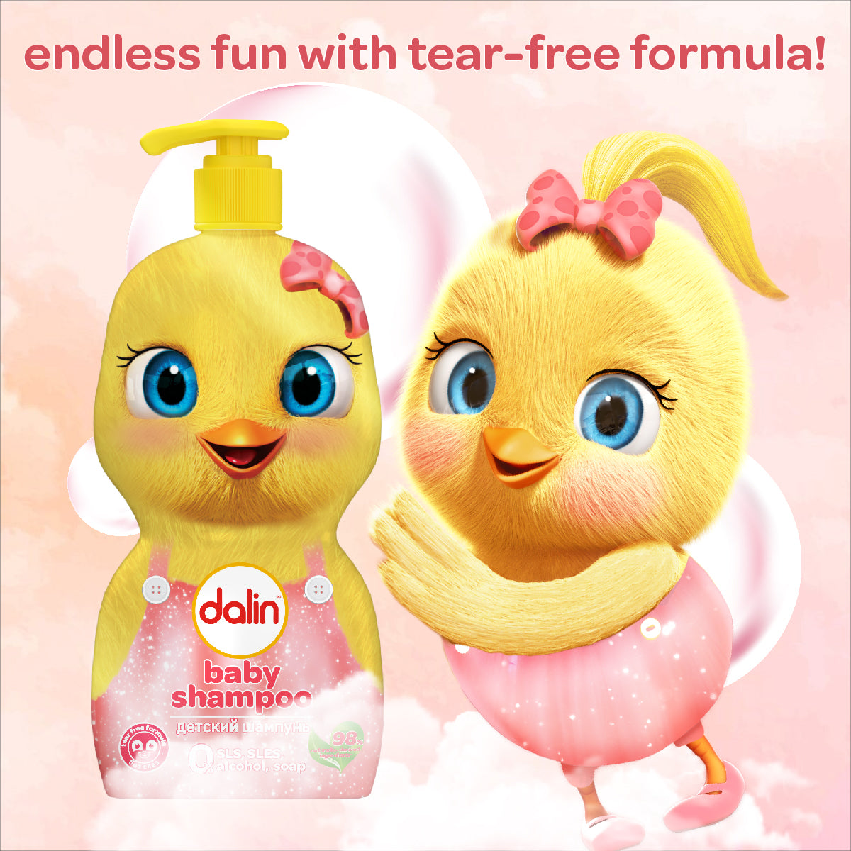 Dalin Baby Shampoo Chick Bottle 500ml